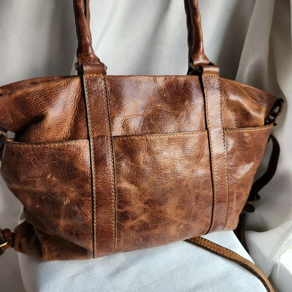 Patricia Nash Leather Brown Crossbody Bag /Handbag - Picture 5 of 16